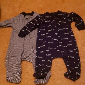 Carters onsies with footies